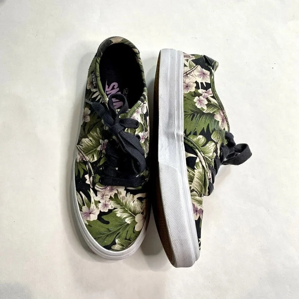 Vans Atwood Low Top Floral Sneaker 7.5